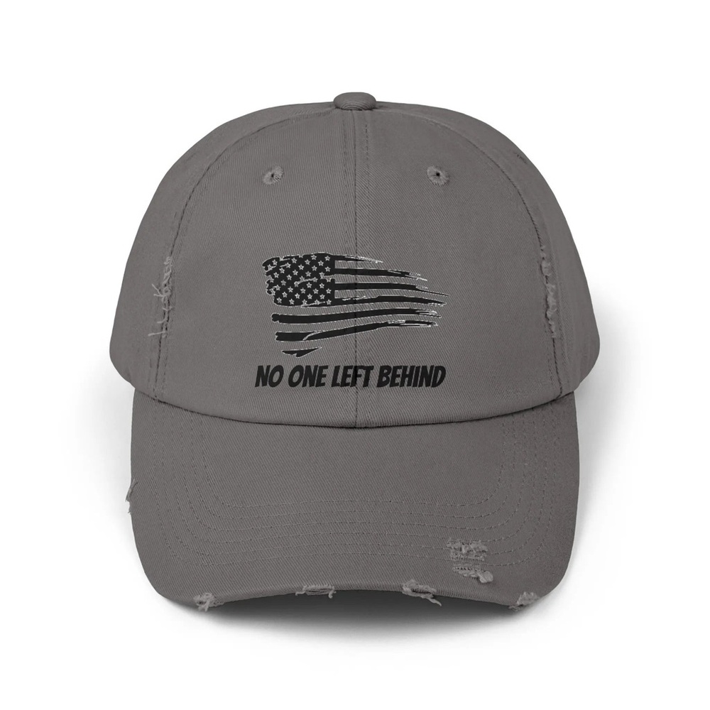 Gray Distressed Cap
